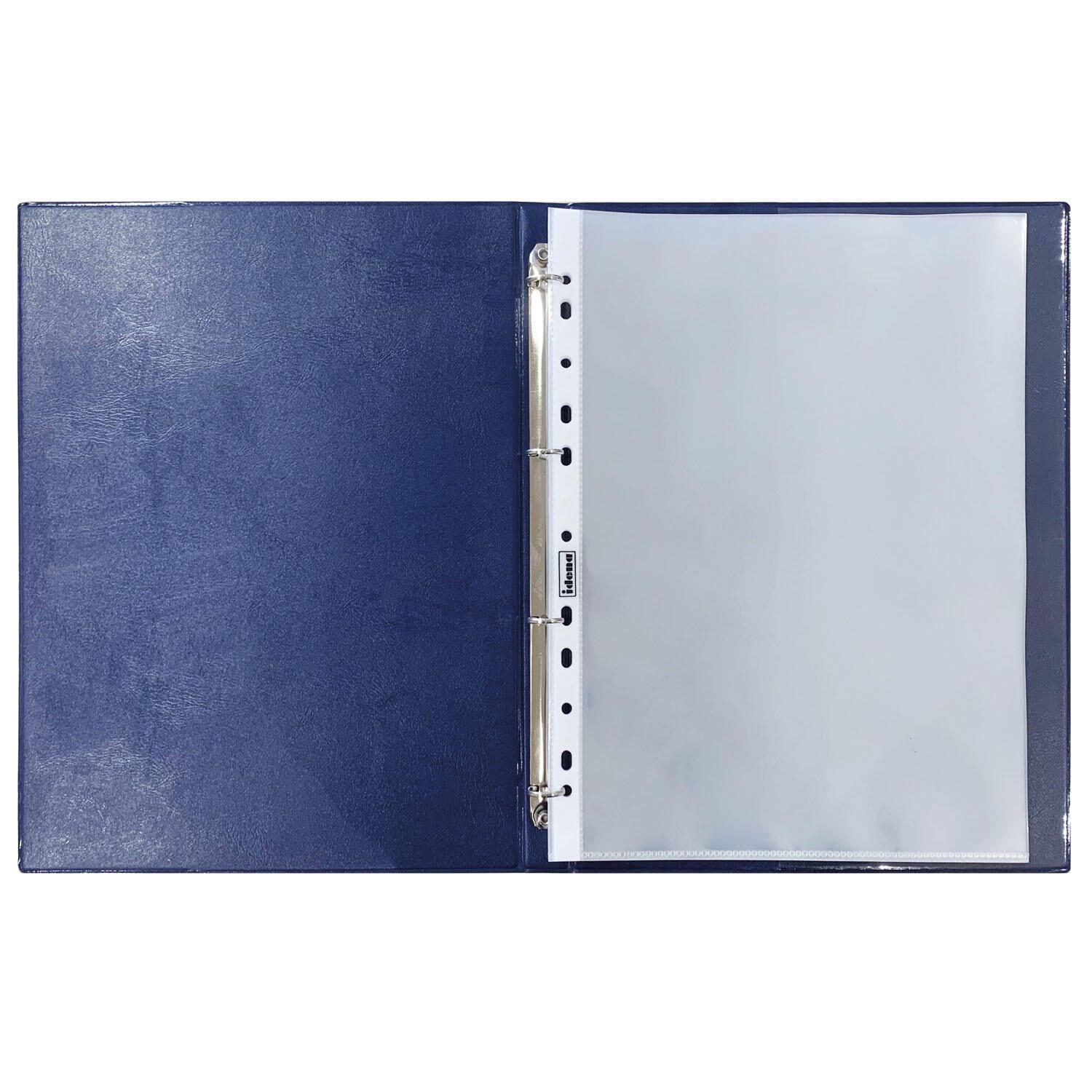 Idena Zeugnismappe DIN A4 blau/dunkelblau