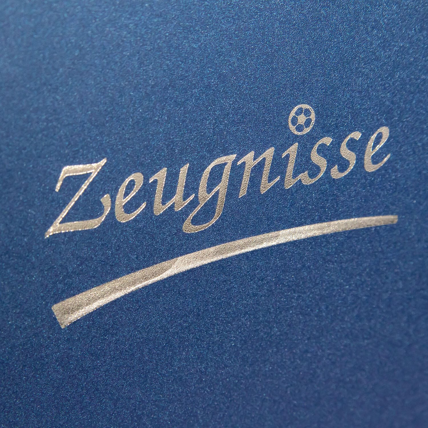 Idena Zeugnismappe DIN A4 blau/dunkelblau