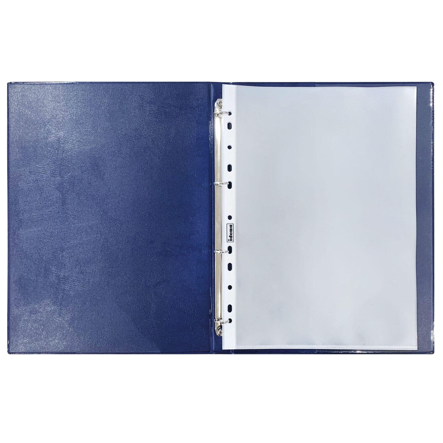 Idena Zeugnismappe DIN A4 blau/dunkelblau