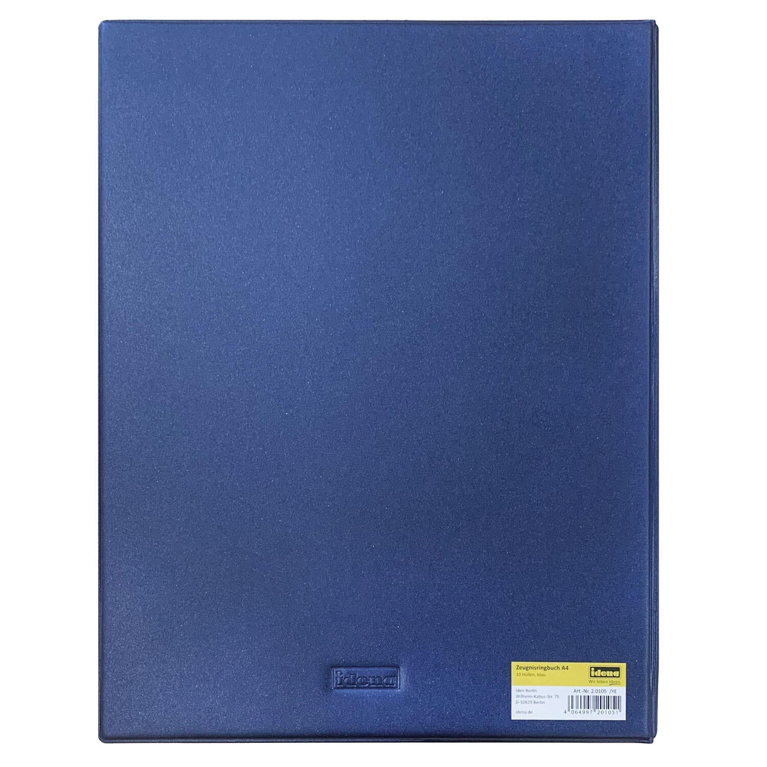 Idena Zeugnismappe DIN A4 blau/dunkelblau