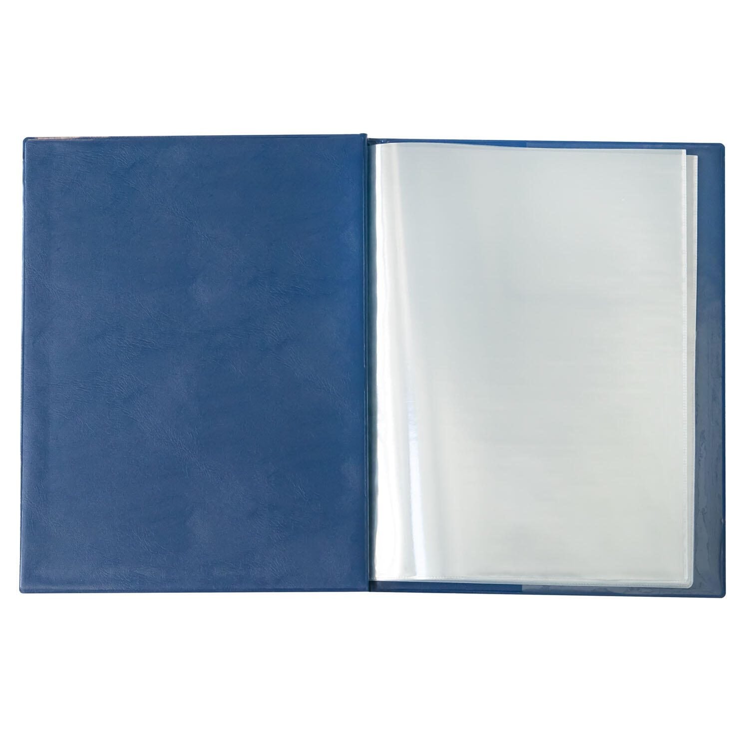 Idena Zeugnismappe DIN A4 blau/dunkelblau