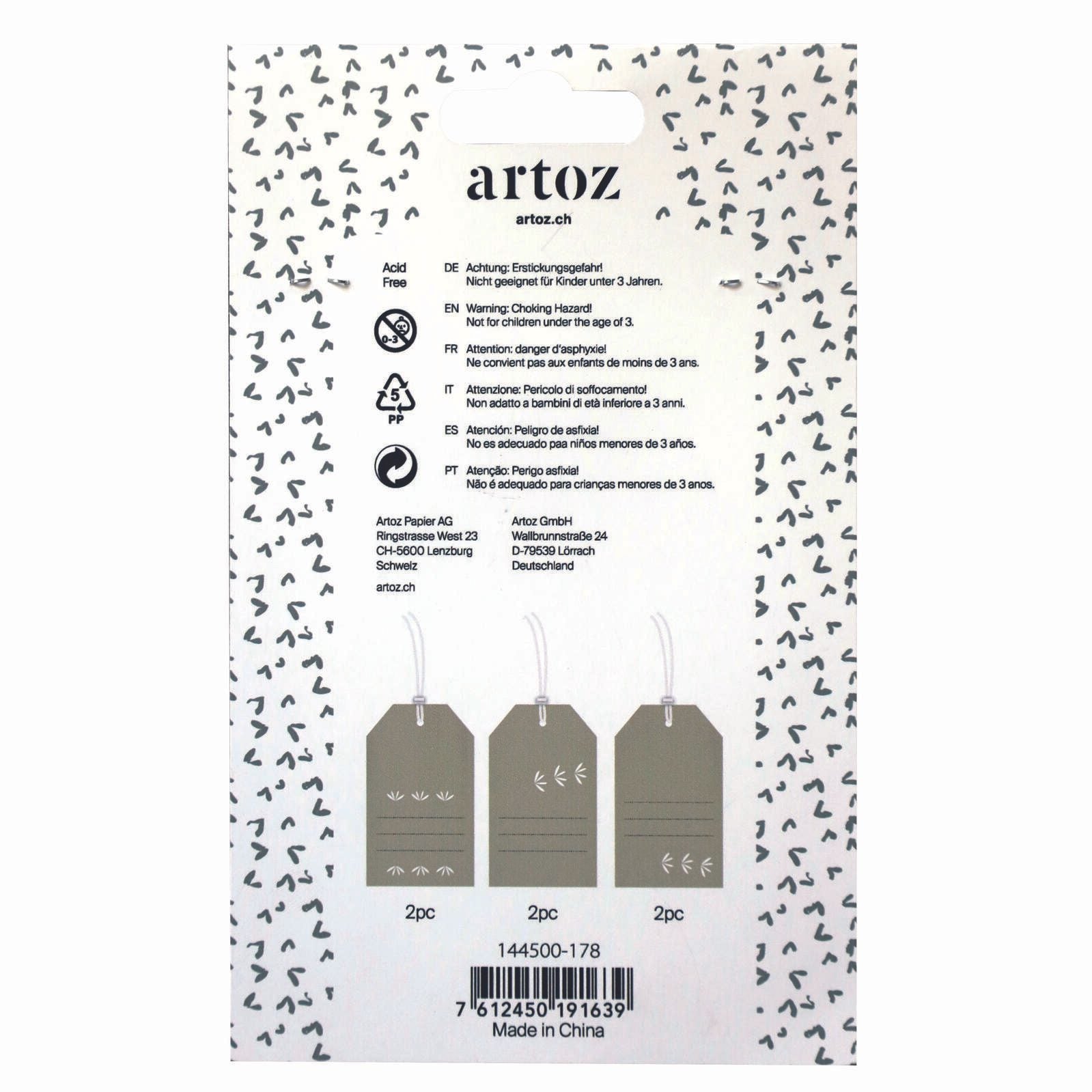 artoz Geschenkanhänger weiß