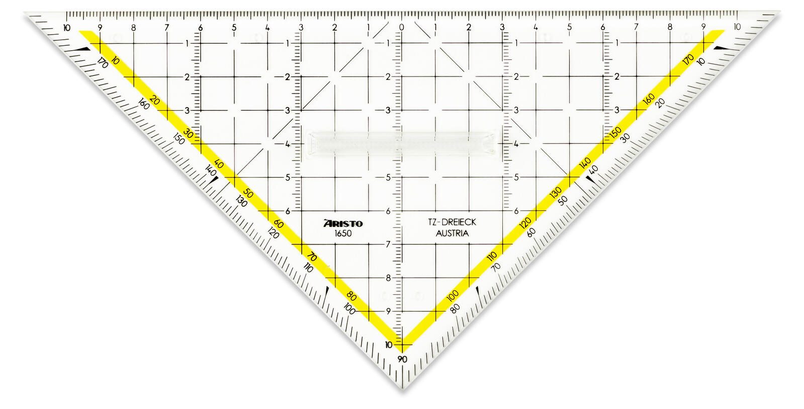 ARISTO Geometrie-Dreieck mit Griff 22,5 cm
