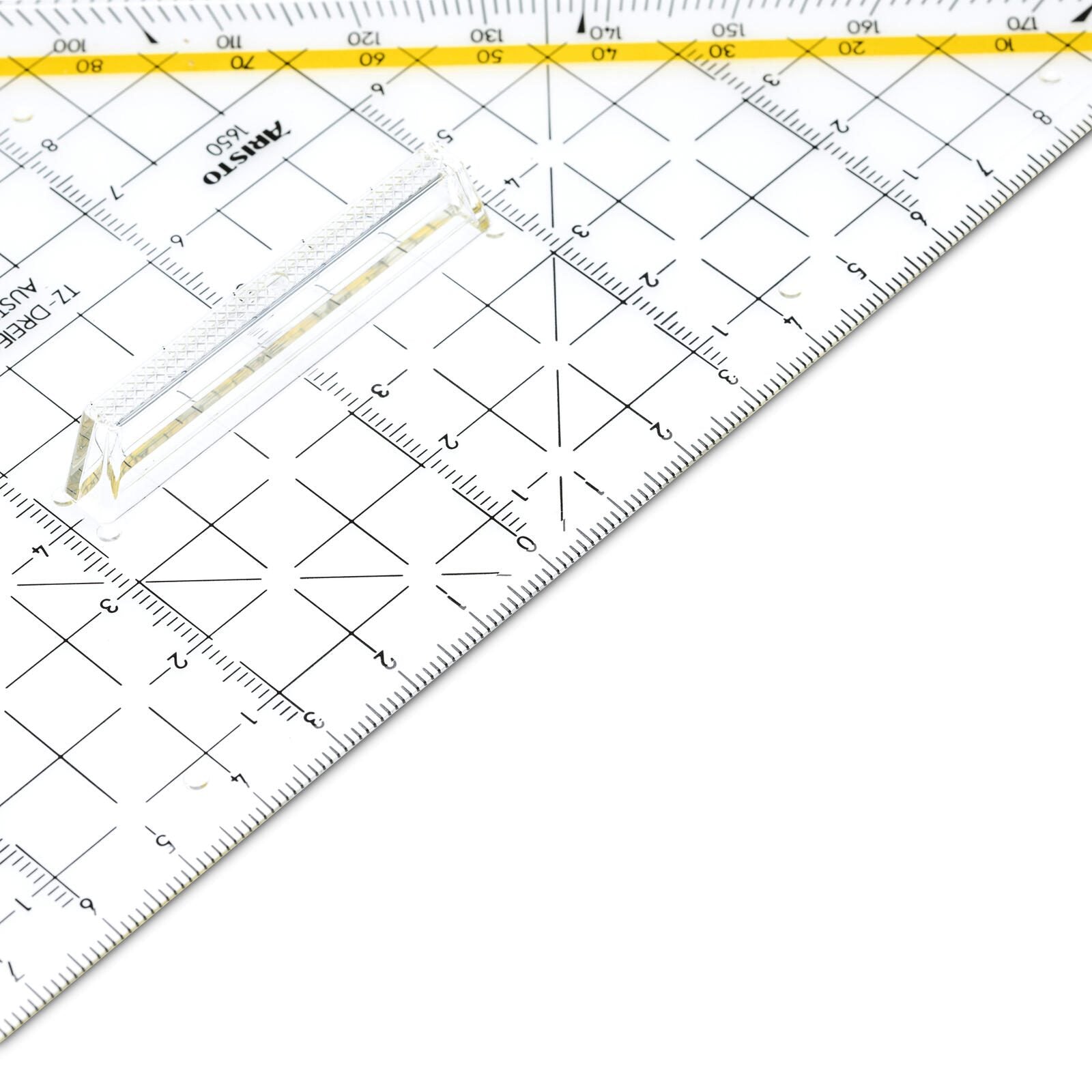 ARISTO Geometrie-Dreieck mit Griff 22,5 cm