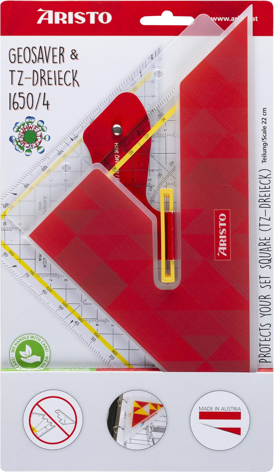 ARISTO Geometrie-Dreieck 25,0 cm