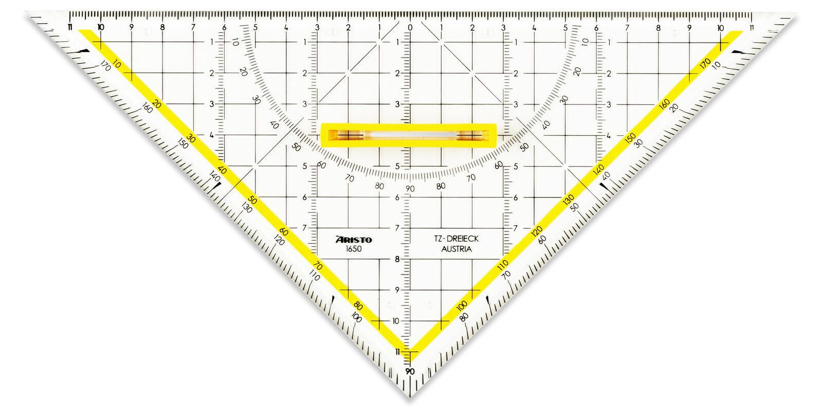 ARISTO Geometrie-Dreieck mit Griff 25,0 cm
