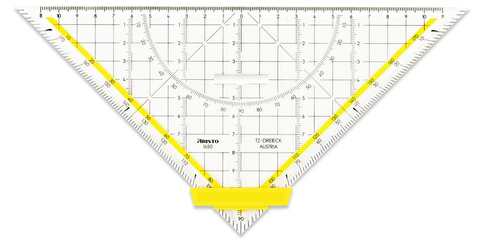 ARISTO Geometrie-Dreieck mit Griff 25,0 cm