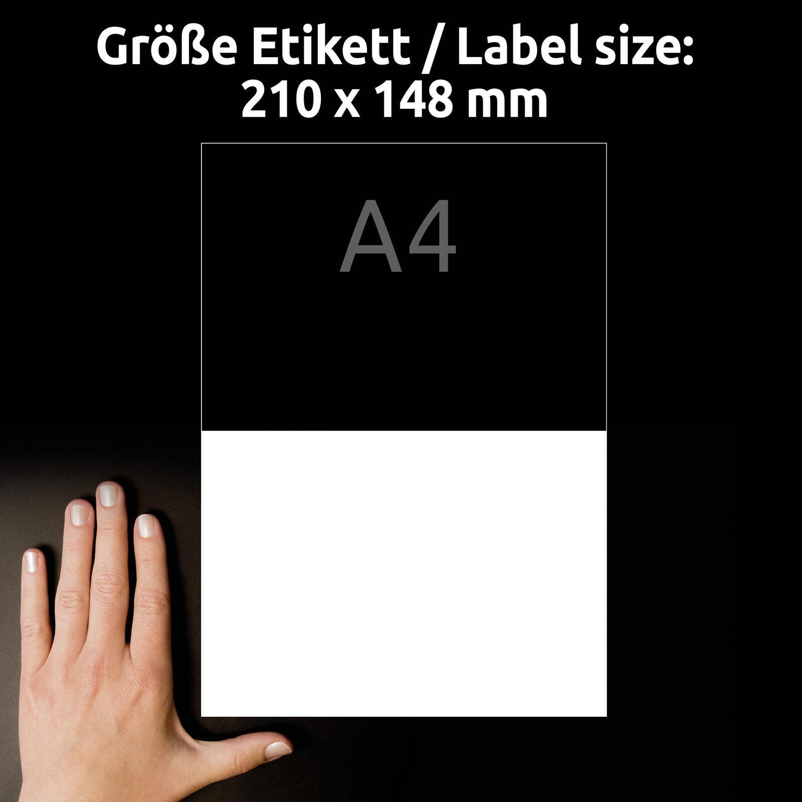 AVERY Zweckform Hinterglasaufkleber 210,0 x 148,0 mm