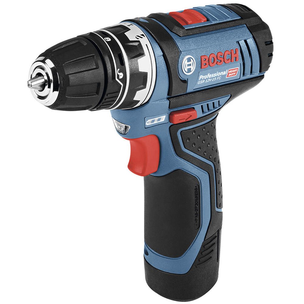 BOSCH Professional Akku-Bohrschrauber-Set GSR 12V-15 FC