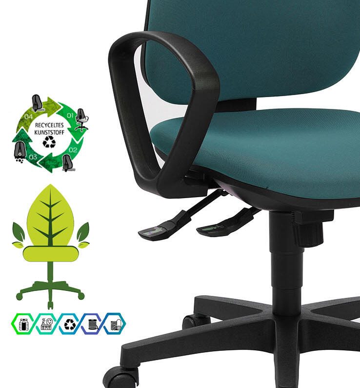 Topstar Bürostuhl SupportSY ECO petrol