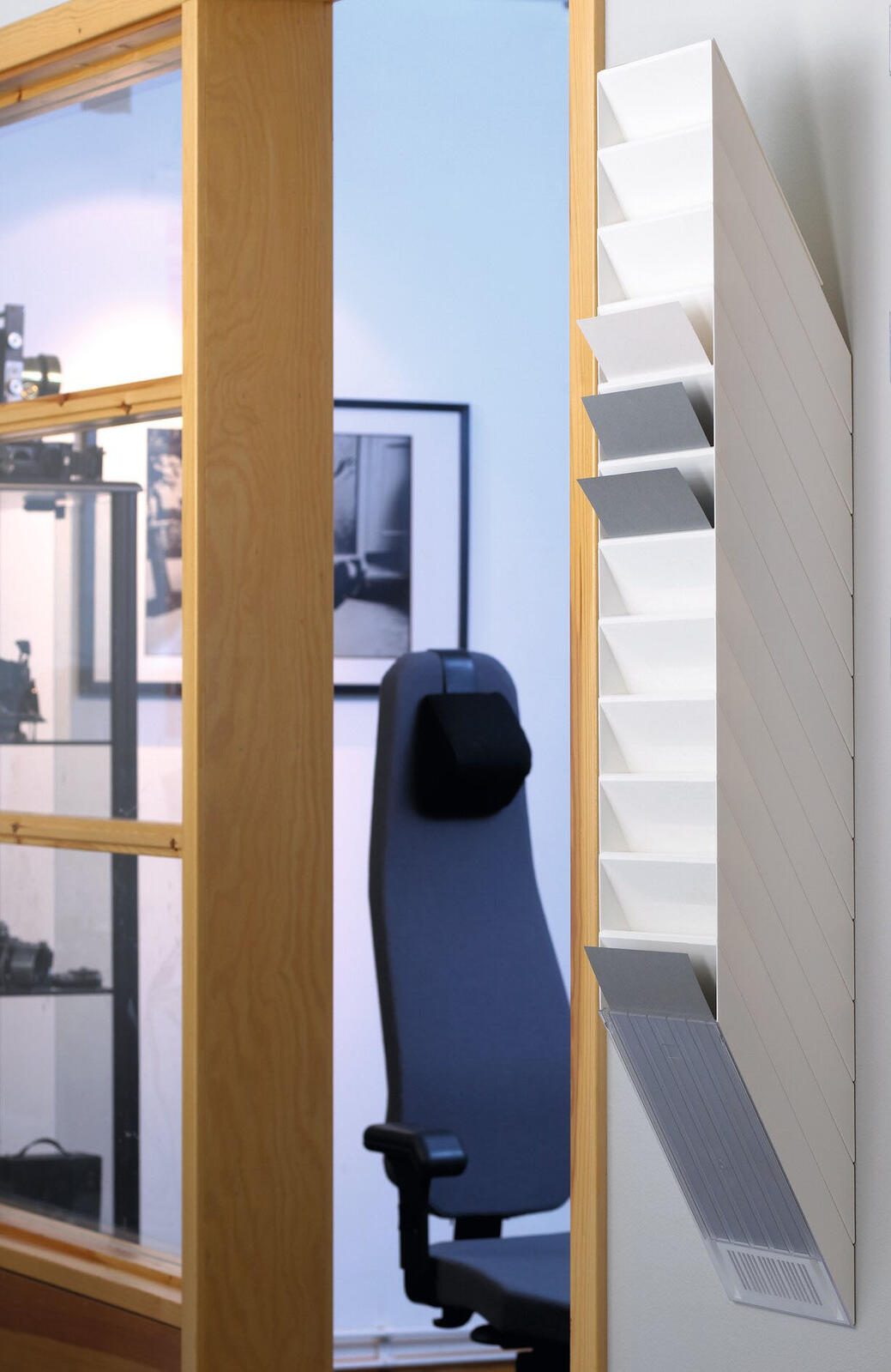 DURABLE FLEXIBOXX Wandprospekthalter DIN A4 12-Fach weiß