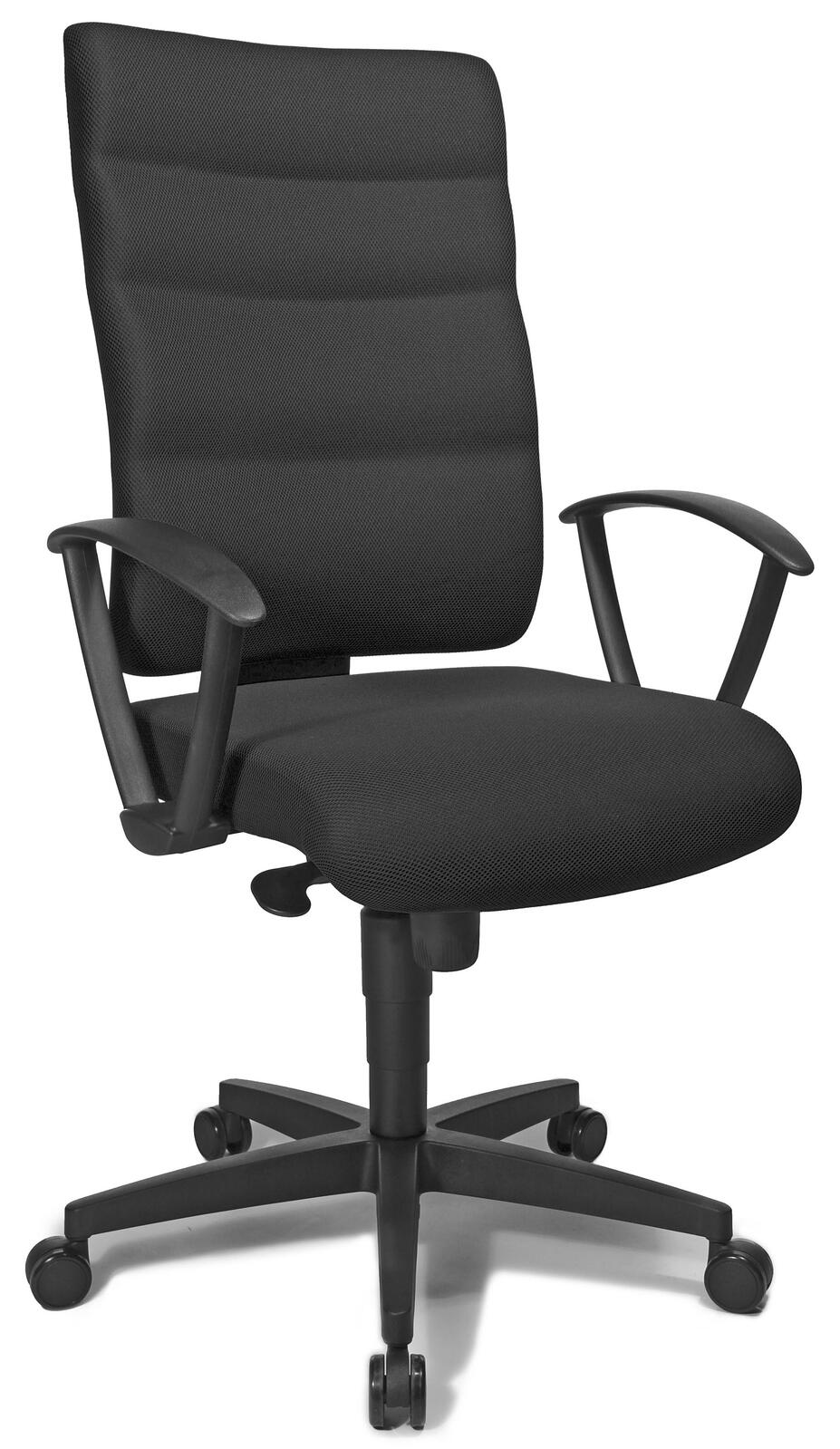 Bürostuhl Unni Med schwarz, Gestell schwarz