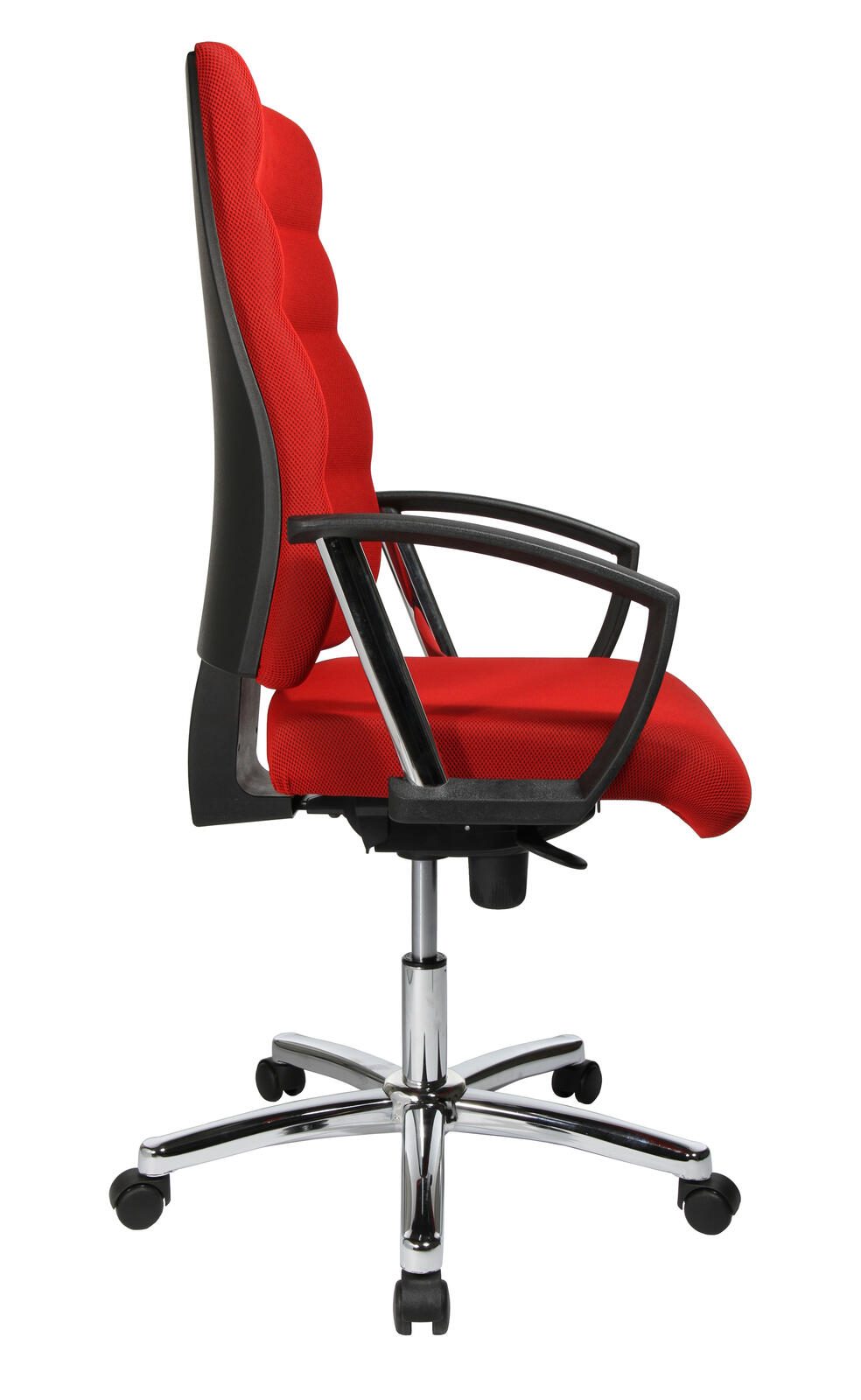 Bürostuhl Unni Med Deluxe rot, Gestell chrom