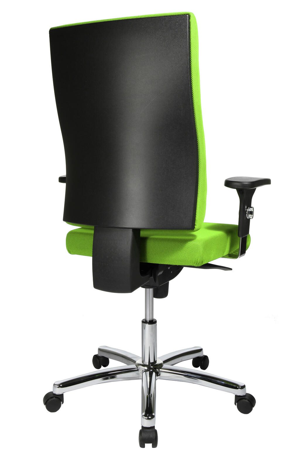 Bürostuhl Unni Med Deluxe grün, Gestell chrom