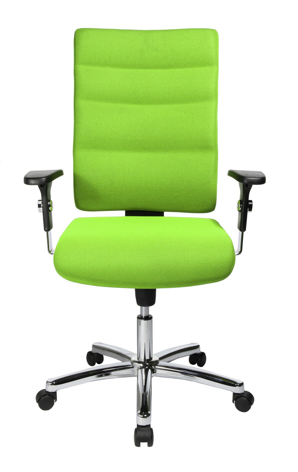 Bürostuhl Unni Med Deluxe grün, Gestell chrom