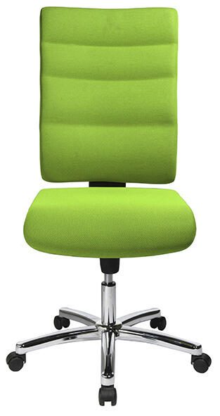 Bürostuhl Unni Med Deluxe grün, Gestell chrom