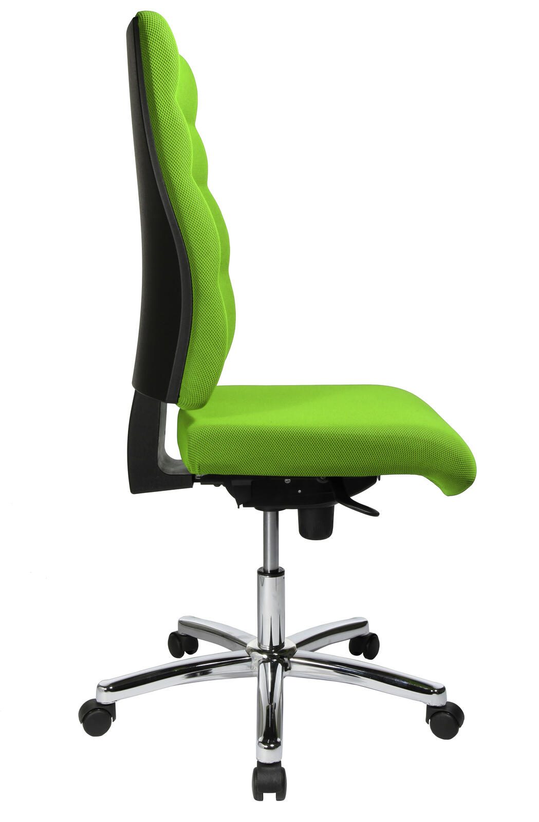 Bürostuhl Unni Med Deluxe grün, Gestell chrom