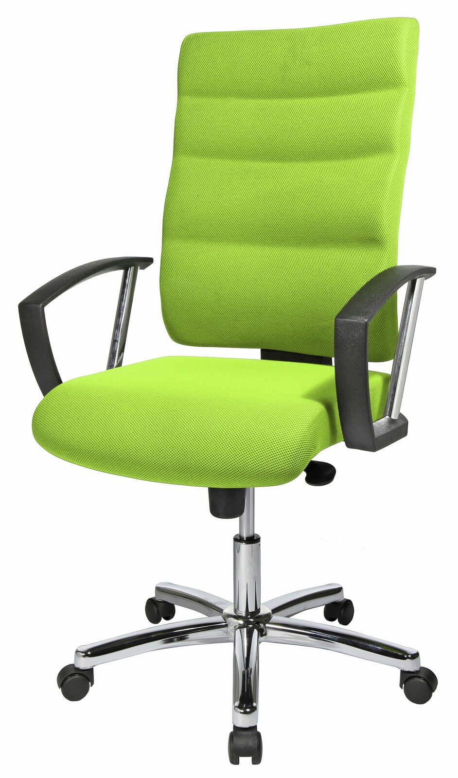 Bürostuhl Unni Med Deluxe grün, Gestell chrom