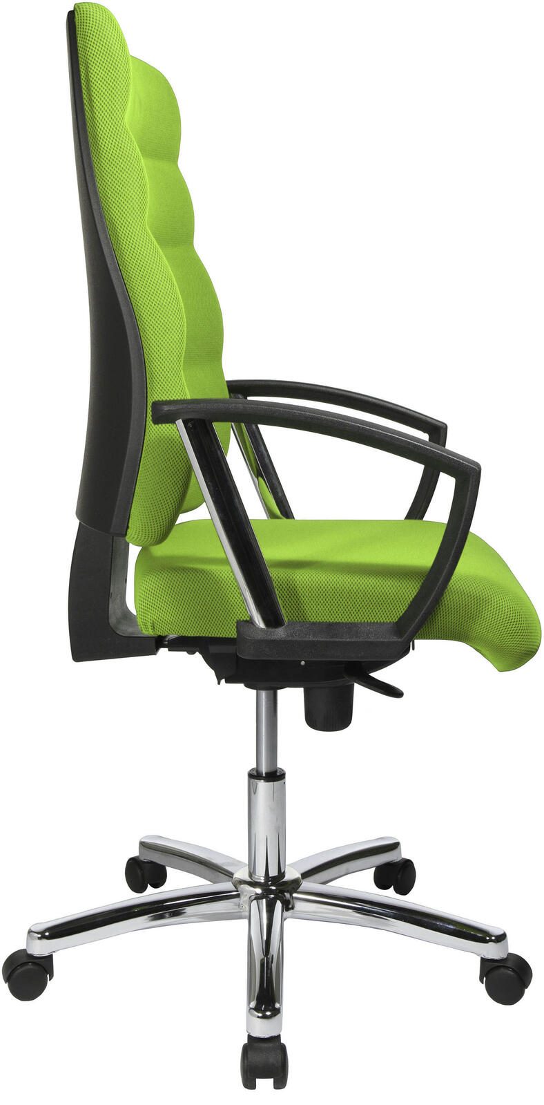 Bürostuhl Unni Med Deluxe grün, Gestell chrom