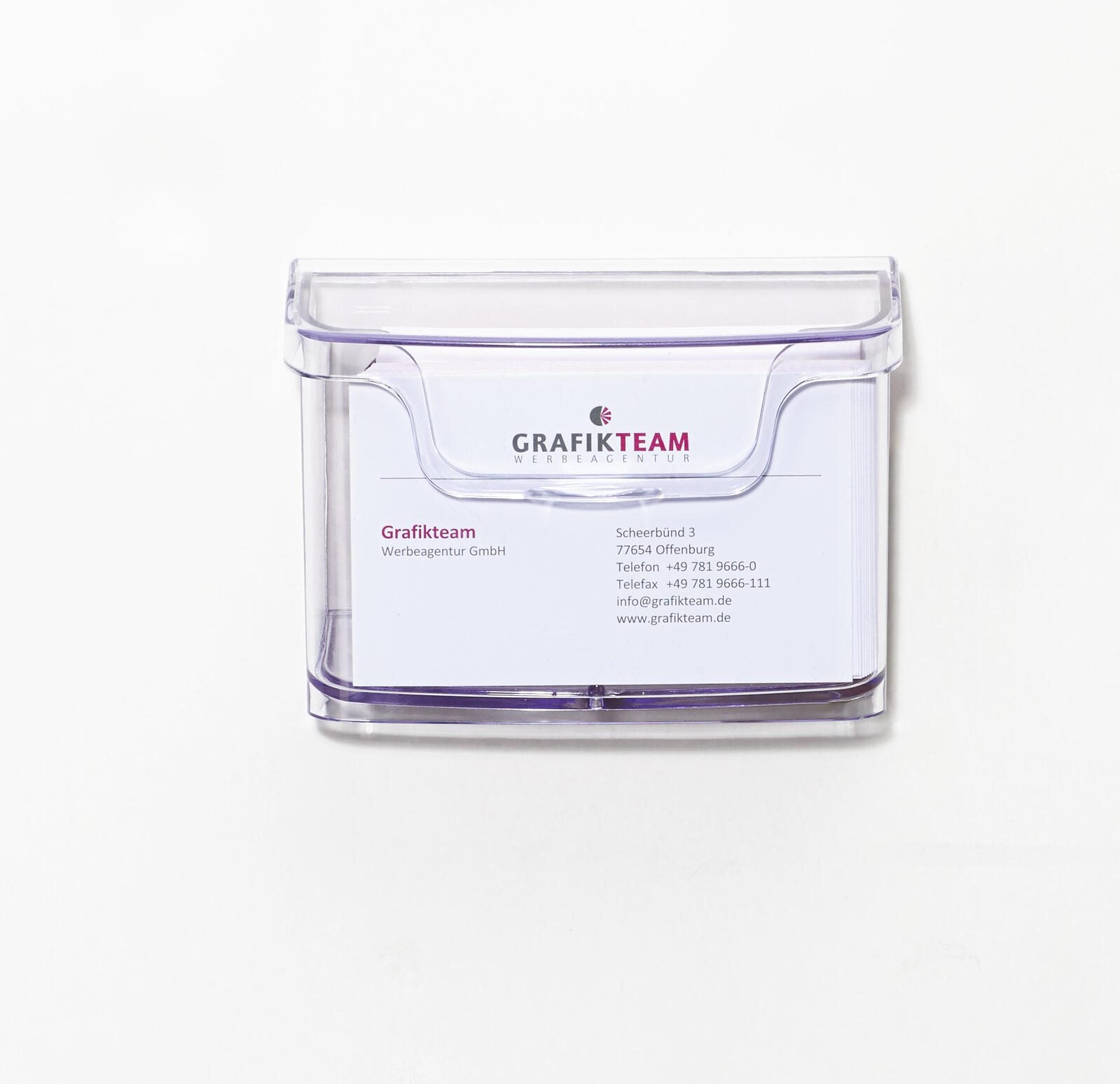 SIGEL Wandprospekthalter transparent bis 96,0 x 60,0 mm