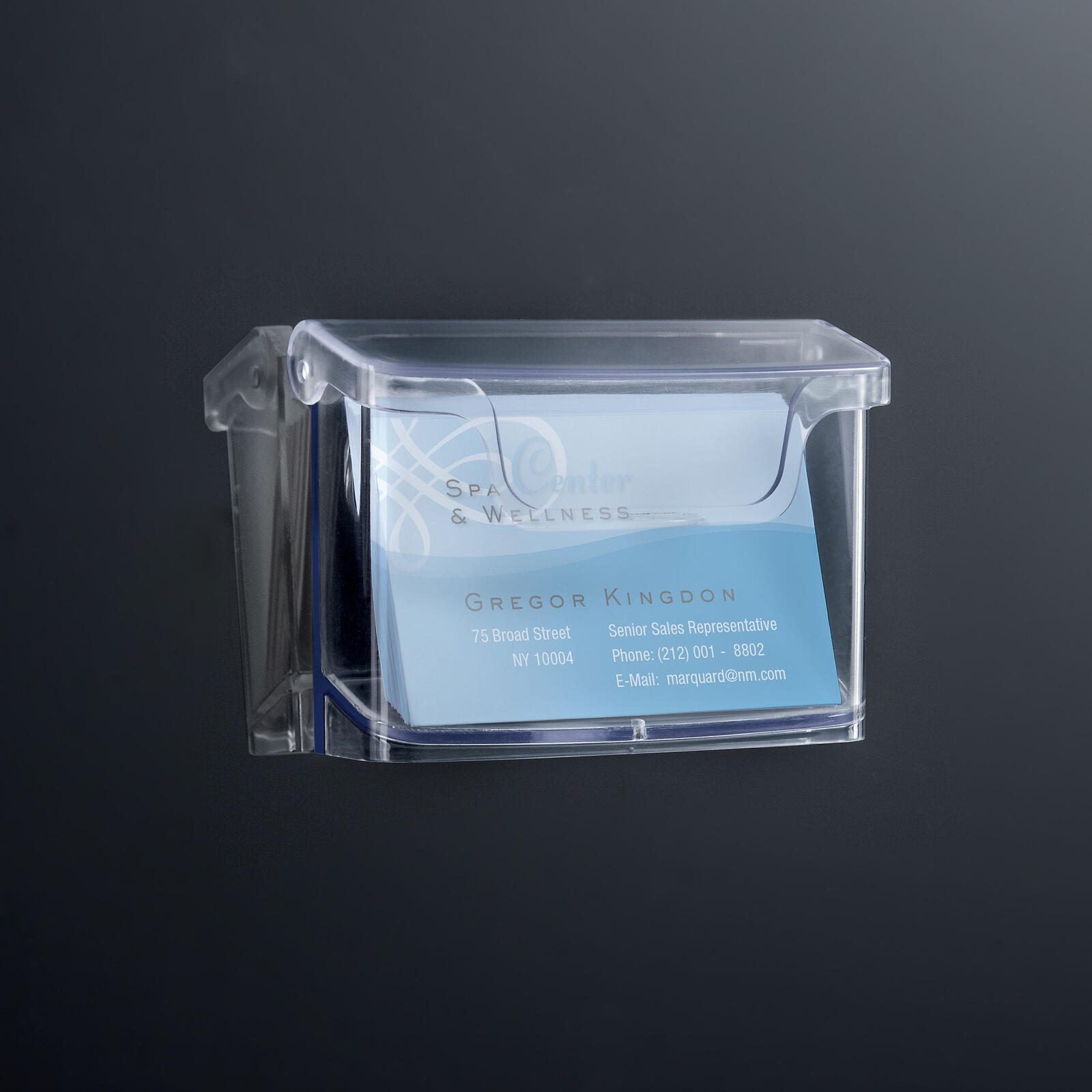 SIGEL Wandprospekthalter transparent bis 96,0 x 60,0 mm