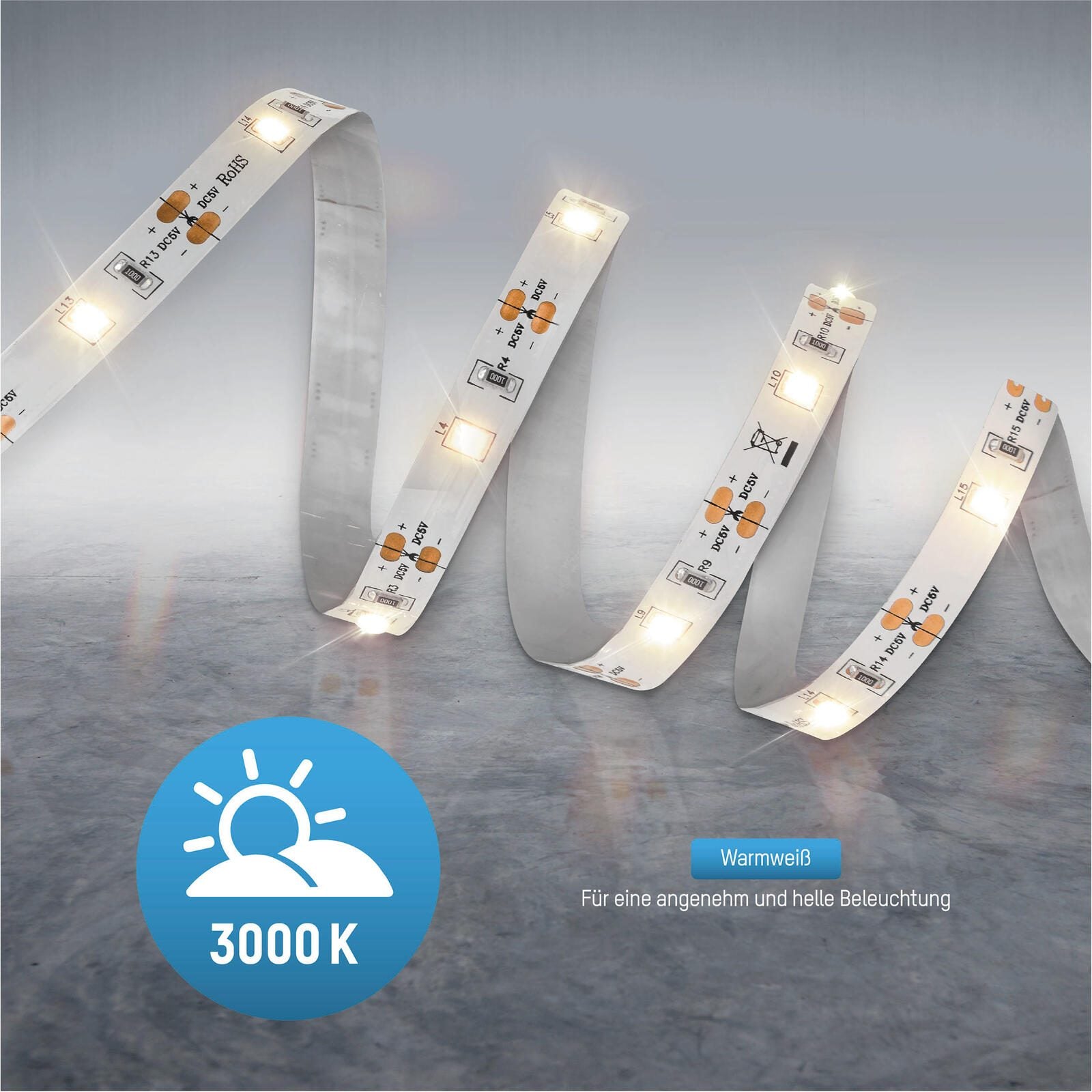 ANSMANN Lichtband weiß