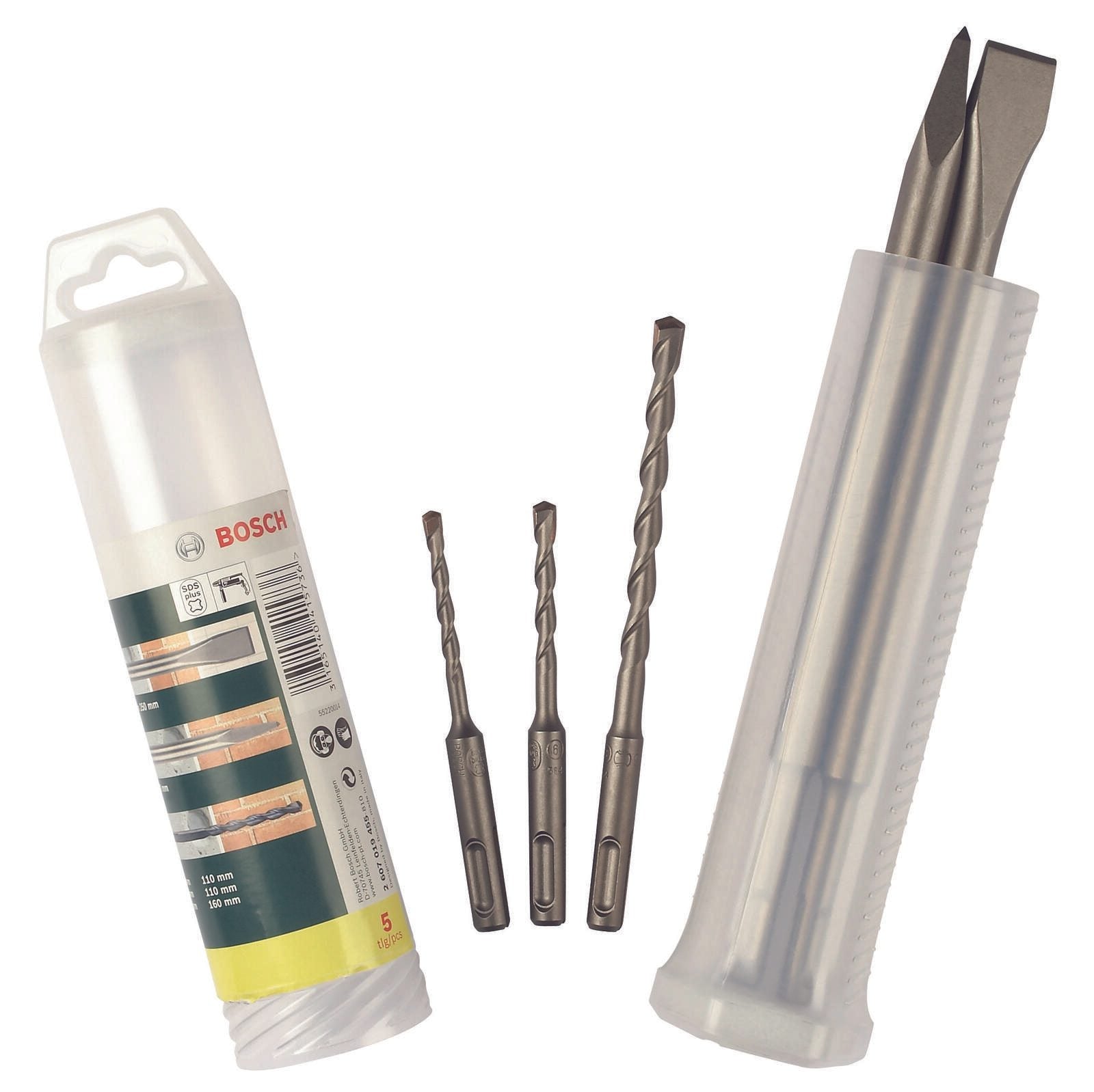BOSCH Meißel- und Bohrer-Set 5-teilig