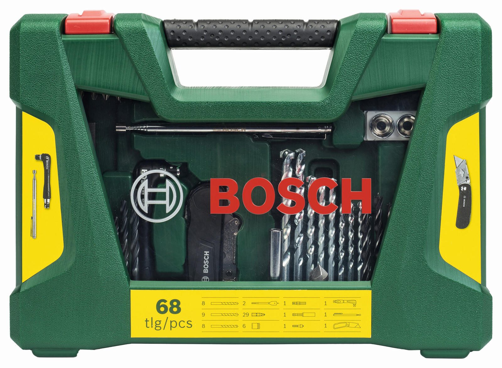 BOSCH Bohrer- und Bit-Set 68-teilig