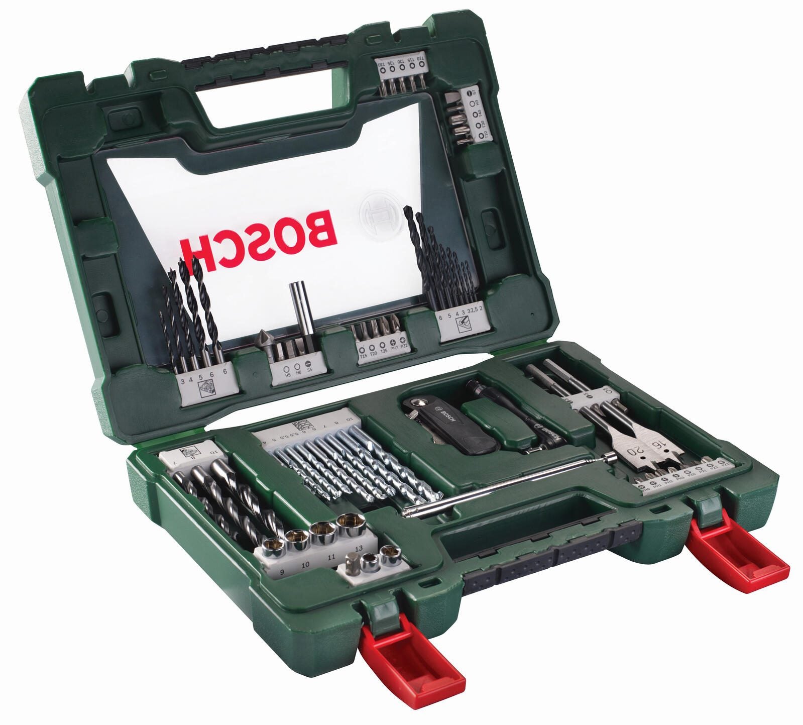 BOSCH Bohrer- und Bit-Set 68-teilig