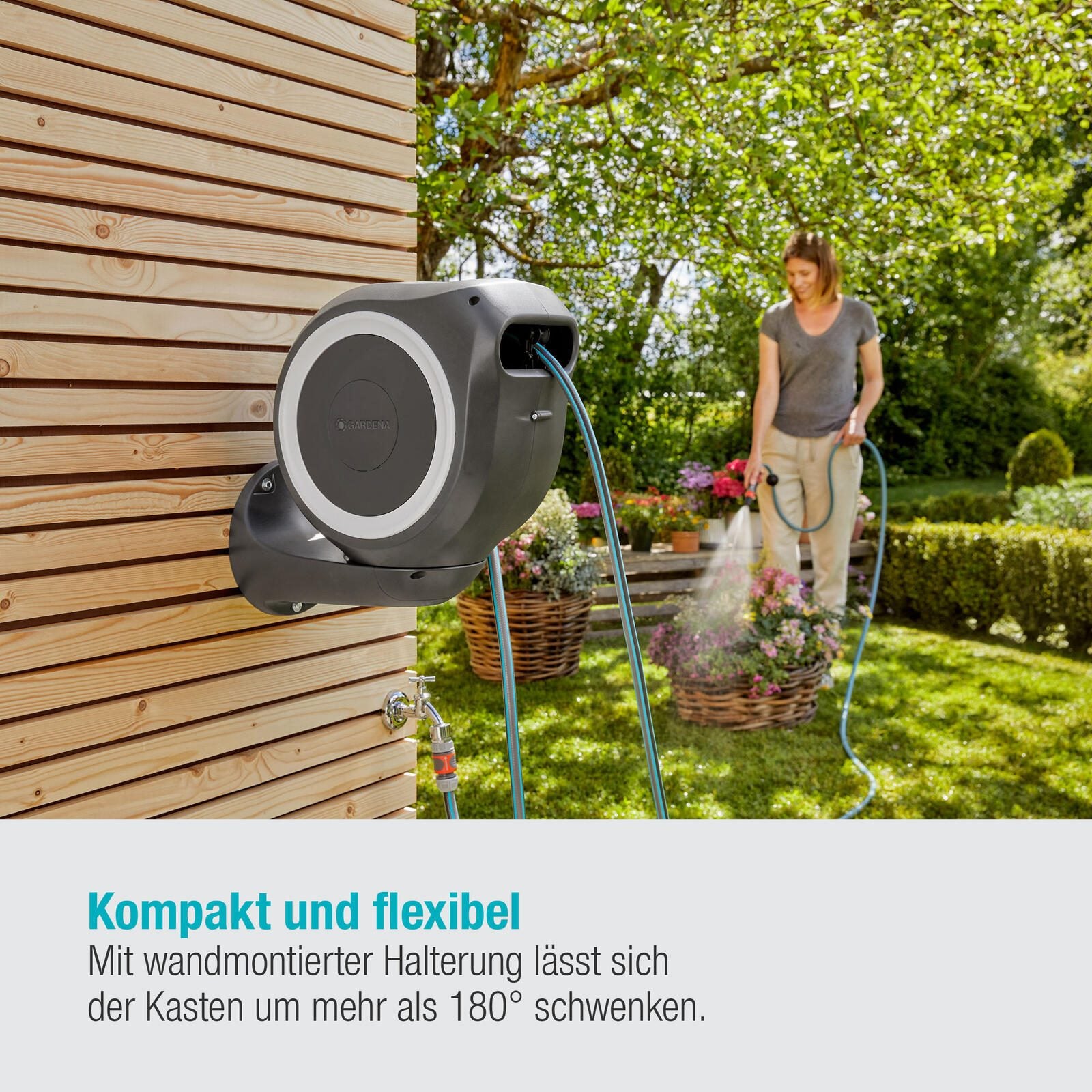 GARDENA Schlauchbox RollUp S 15 m