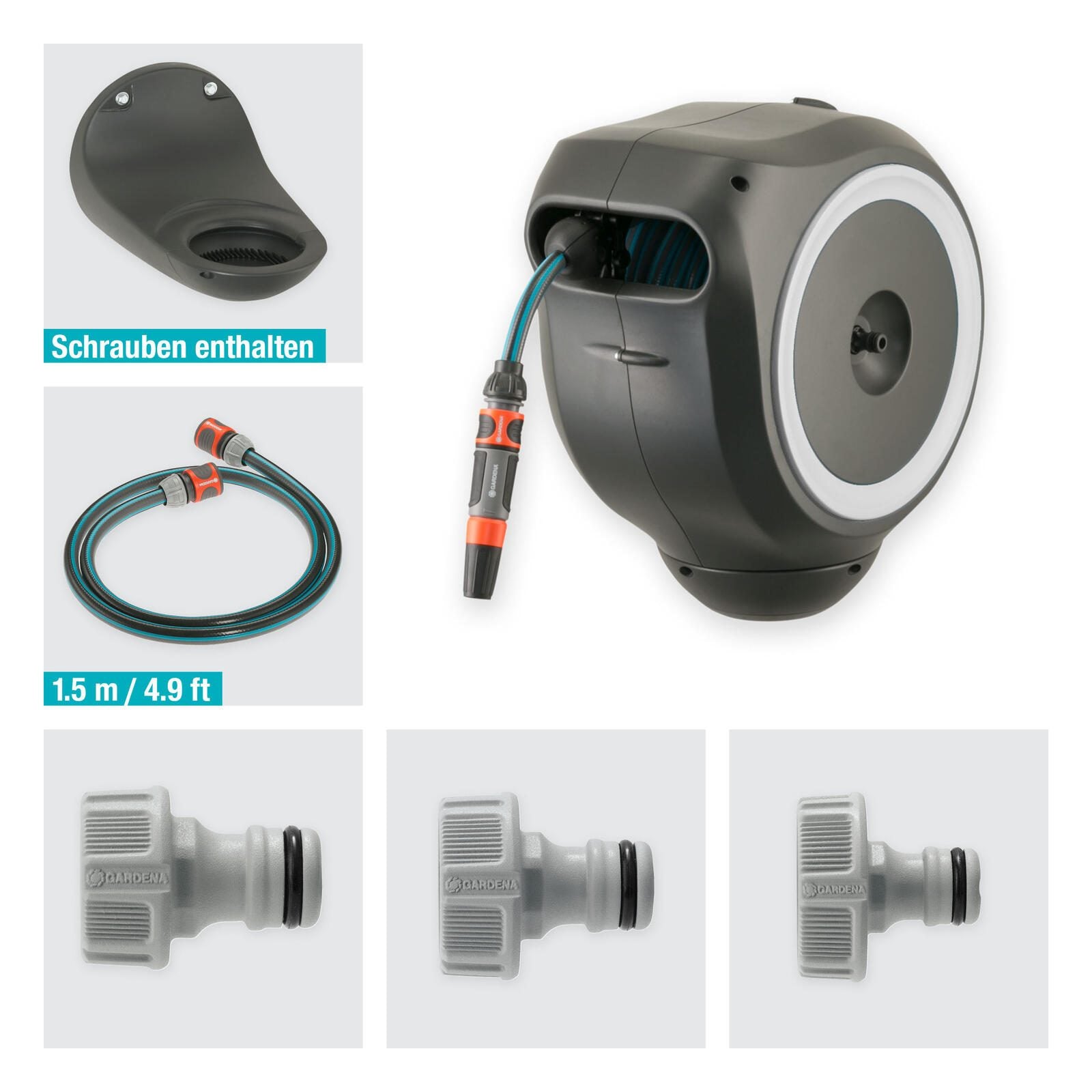 GARDENA Schlauchbox RollUp S 15 m