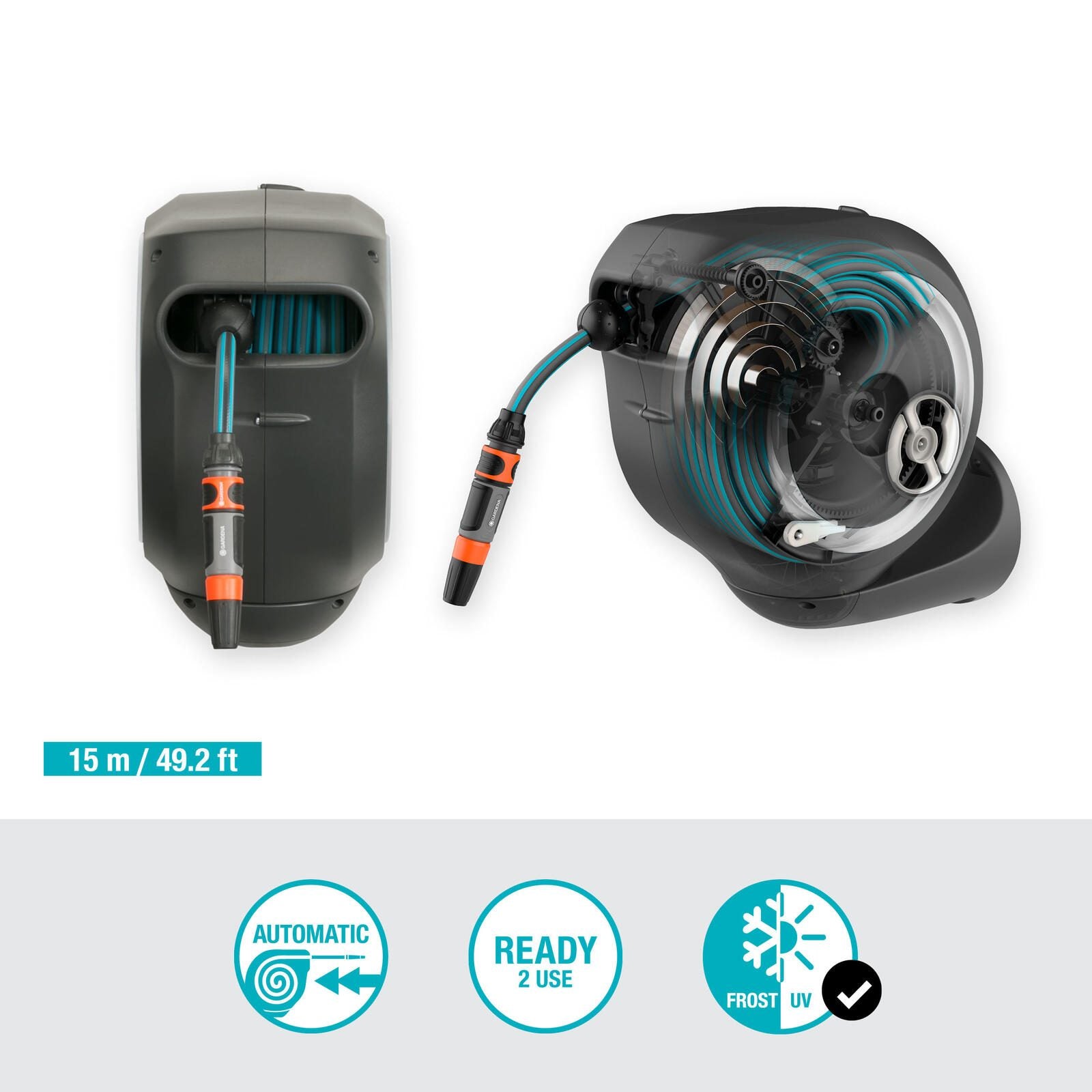 GARDENA Schlauchbox RollUp S 15 m