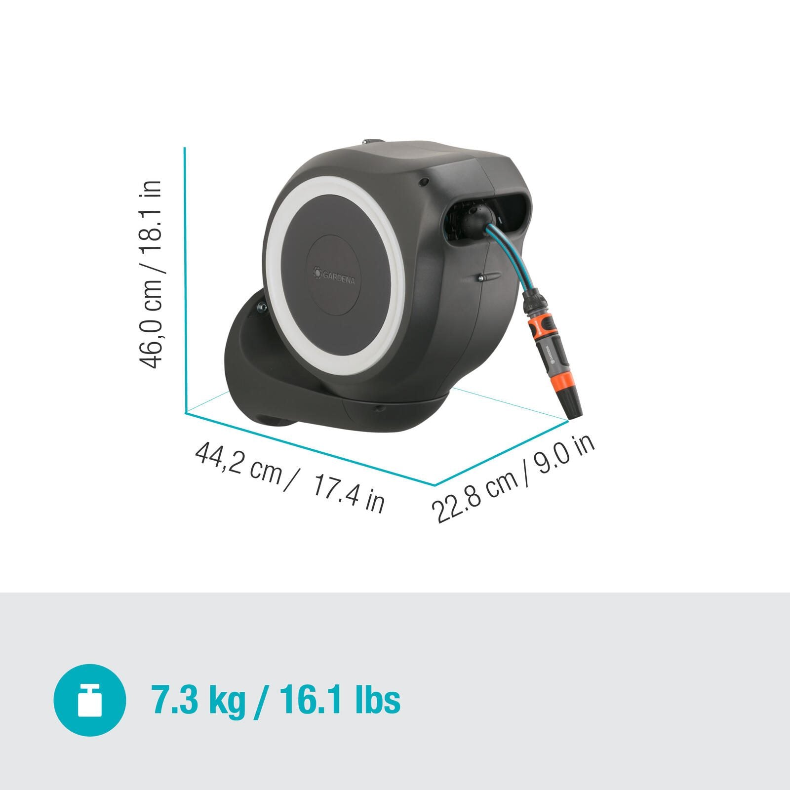 GARDENA Schlauchbox RollUp S 15 m