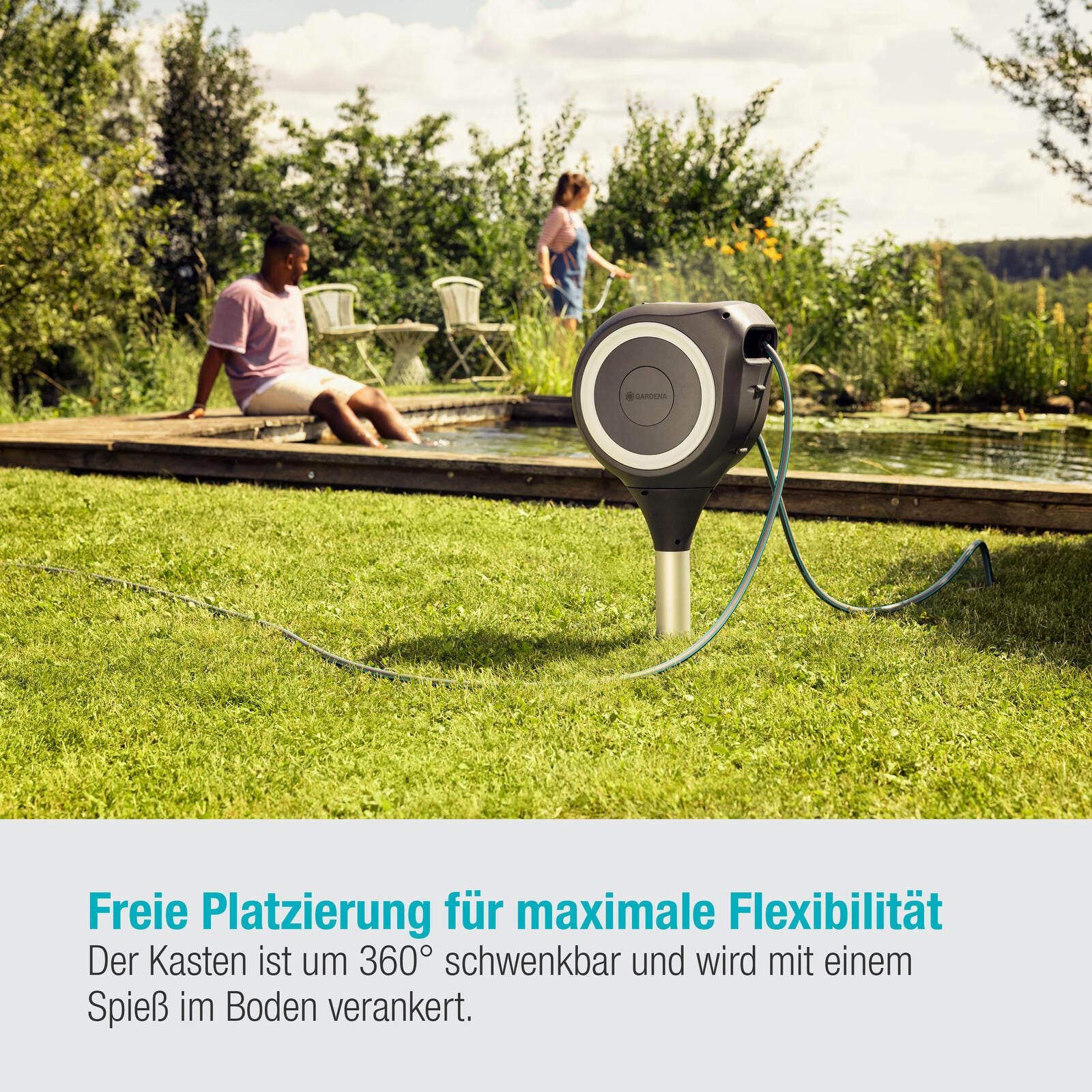 GARDENA Schlauchbox RollUp M 20 m