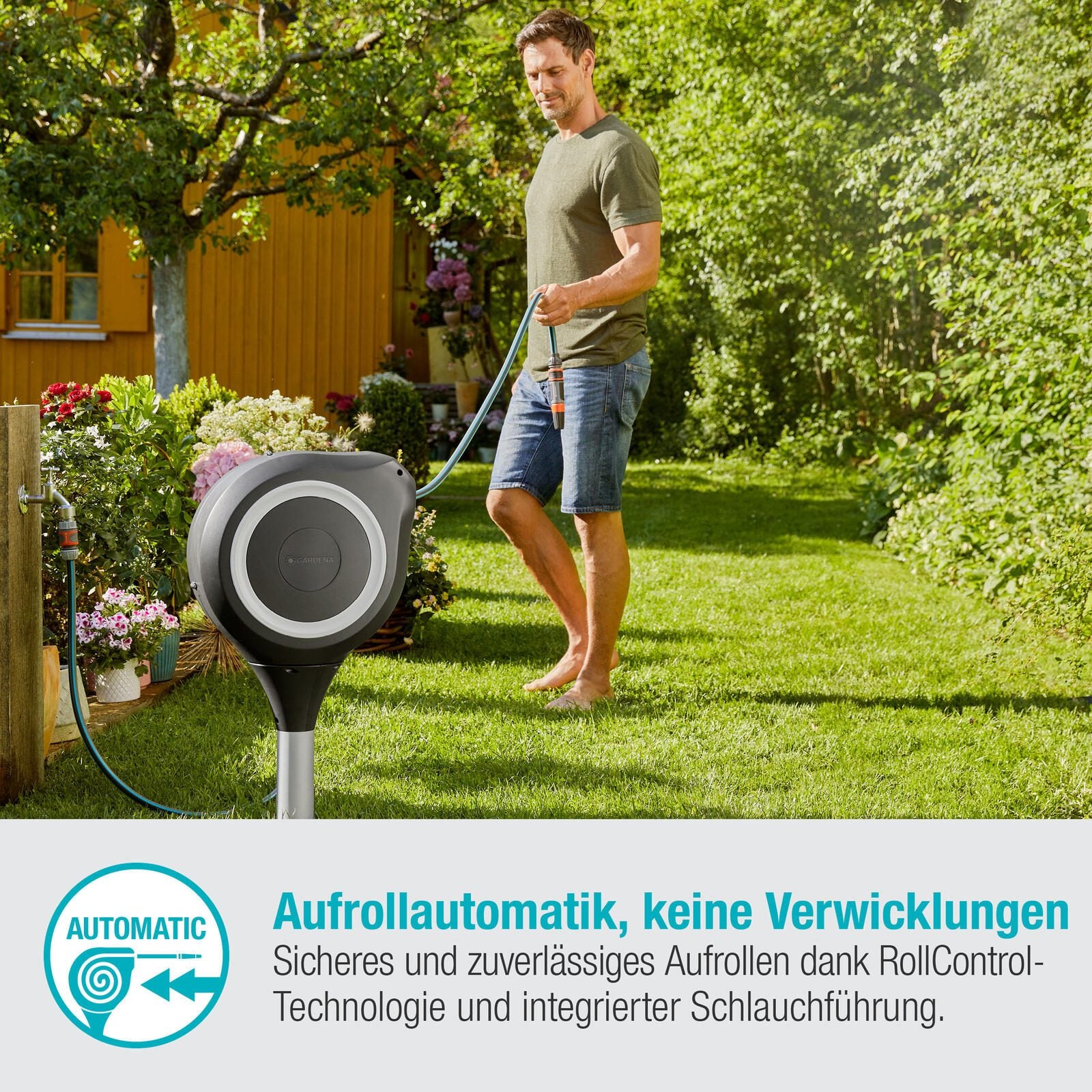 GARDENA Schlauchbox RollUp M 20 m