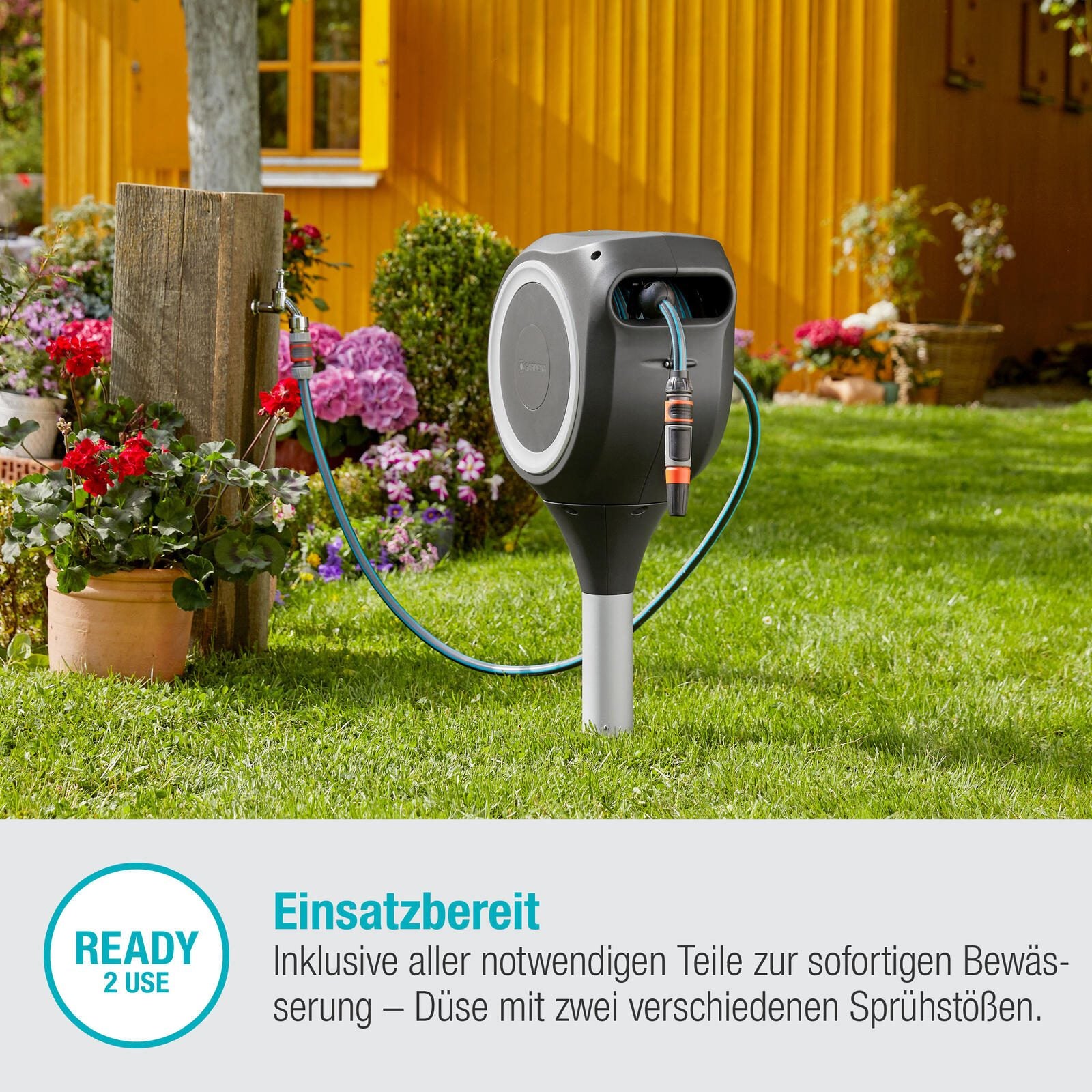 GARDENA Schlauchbox RollUp M 20 m