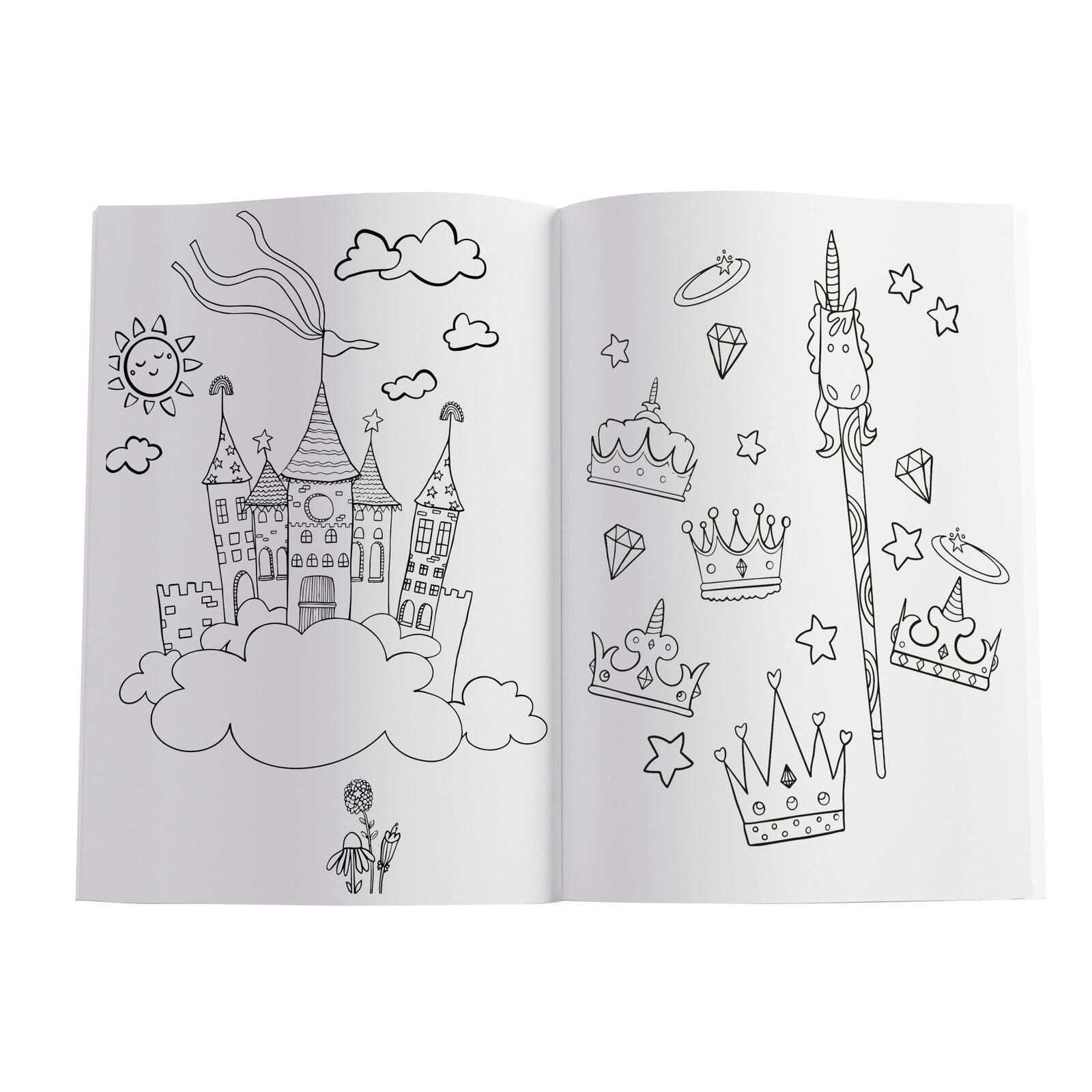Pelikan Einhorn mit Sticker Malbuch