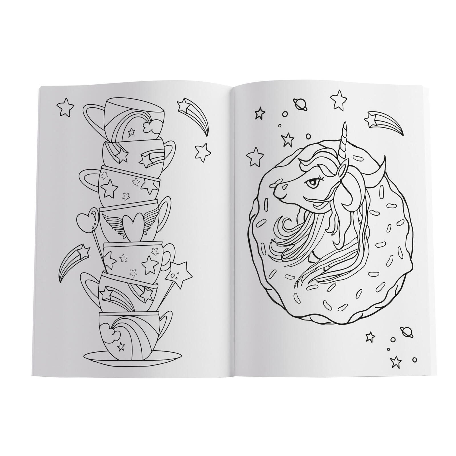Pelikan Einhorn mit Sticker Malbuch