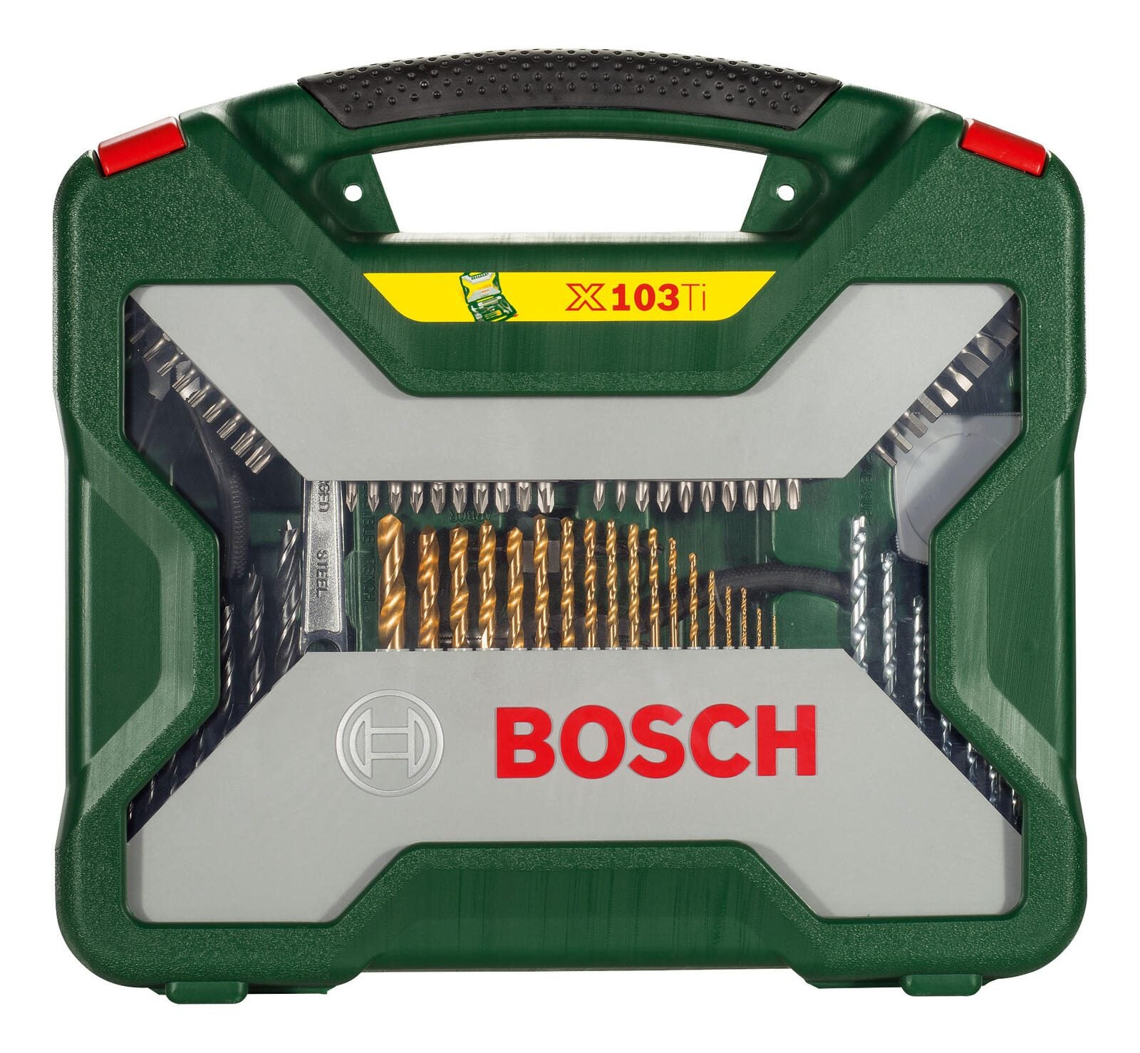 BOSCH Bohrer- und Bit-Set 103-teilig