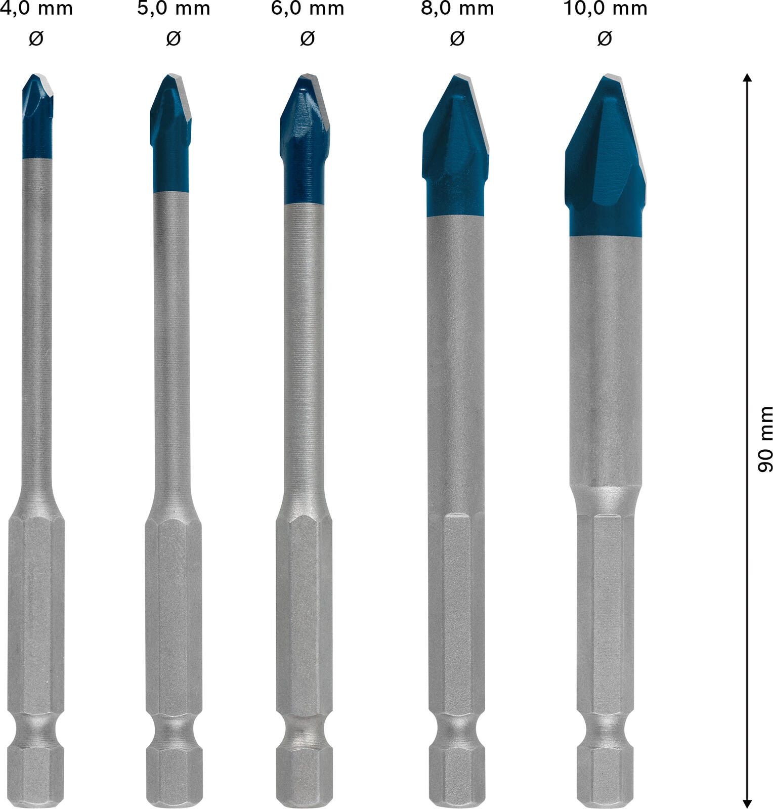 BOSCH Bohrer-Set 5-teilig