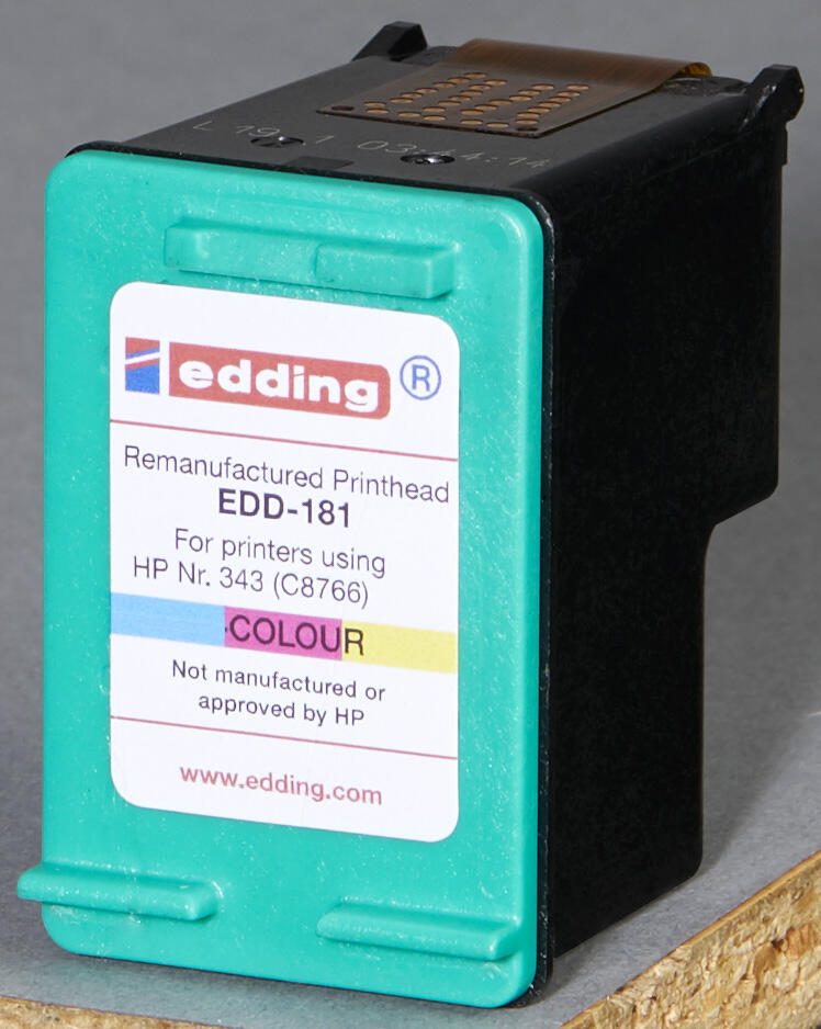 edding Druckerpatrone EDD-181 color kompatibel zu HP 343 (C8766EE)