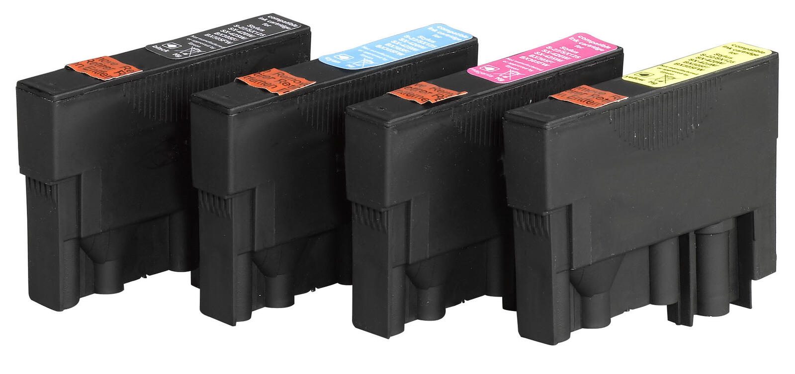 edding Druckerpatronen EDD-414 schwarz, cyan, magenta, gelb kompatibel zu EPSON T1285M, 4er-Set