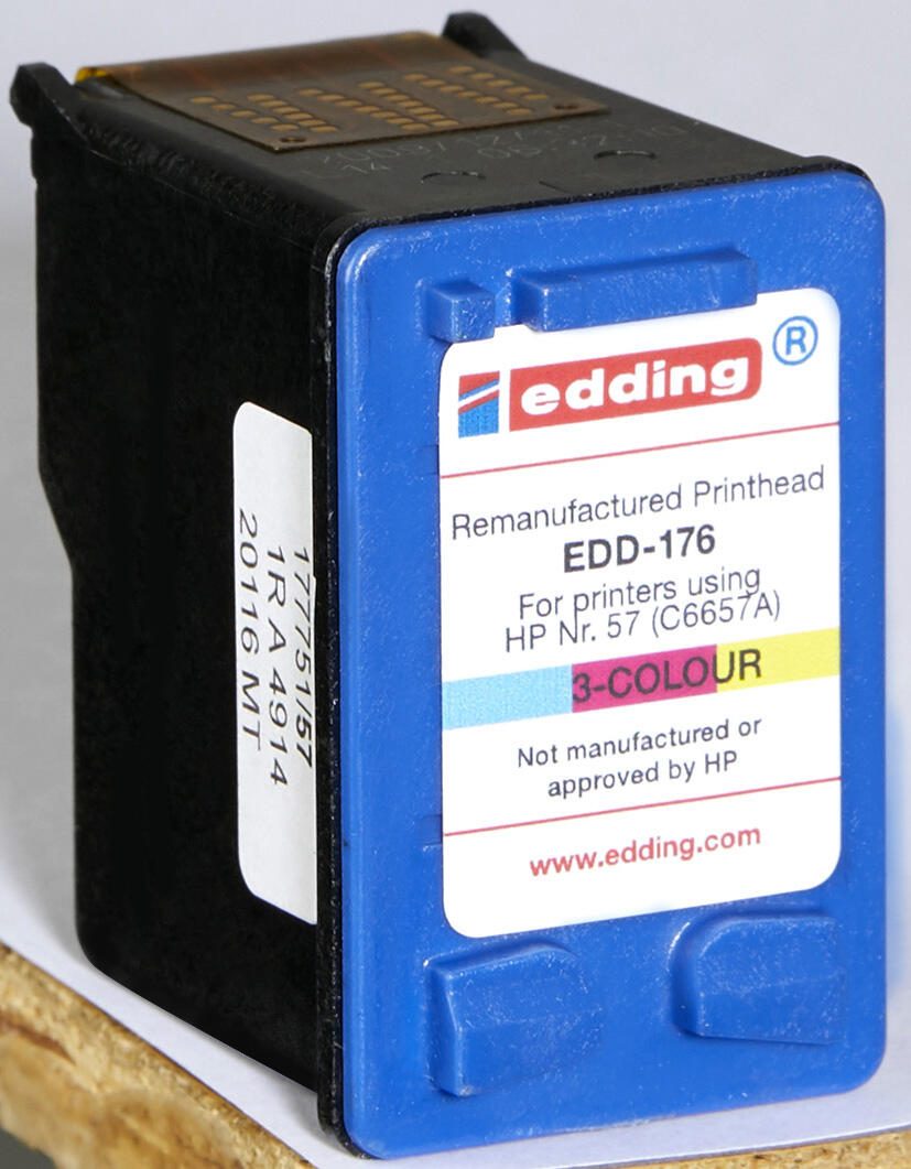 edding Druckerpatrone EDD-176 color kompatibel zu HP 57 (C6657AE)