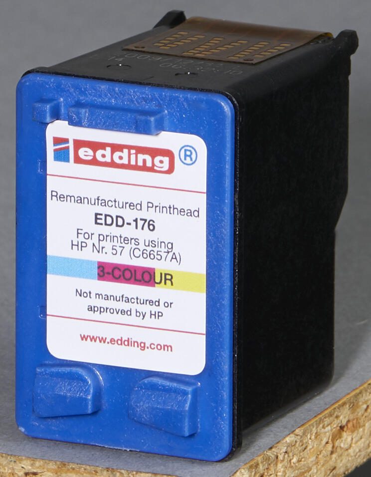 edding Druckerpatrone EDD-176 color kompatibel zu HP 57 (C6657AE)