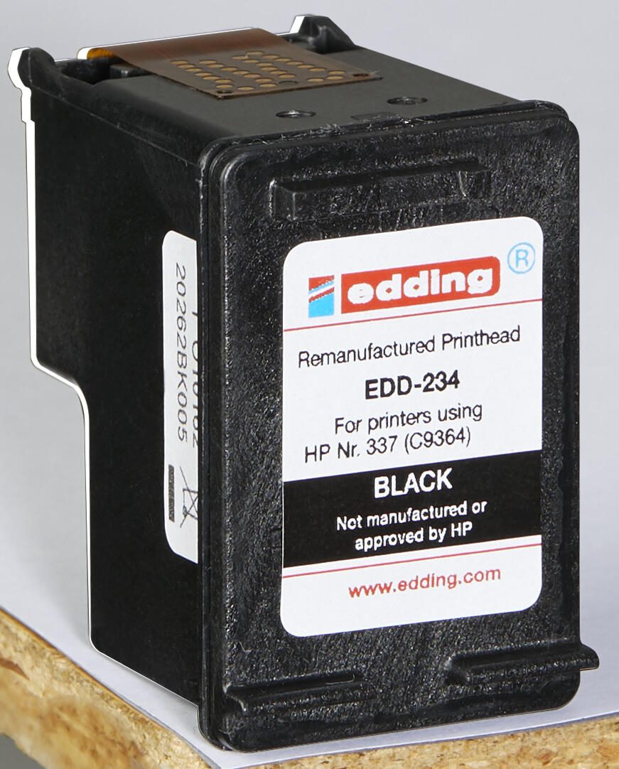 edding Druckerpatrone EDD-234 schwarz kompatibel zu HP 337 (CH9364EE)