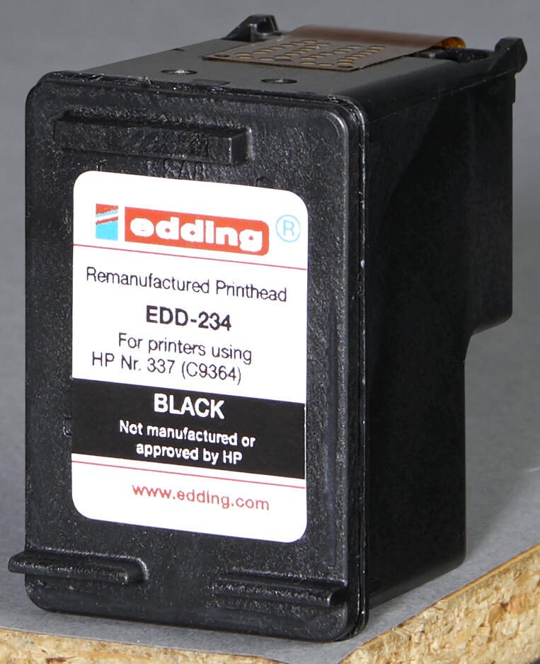 edding Druckerpatrone EDD-234 schwarz kompatibel zu HP 337 (CH9364EE)