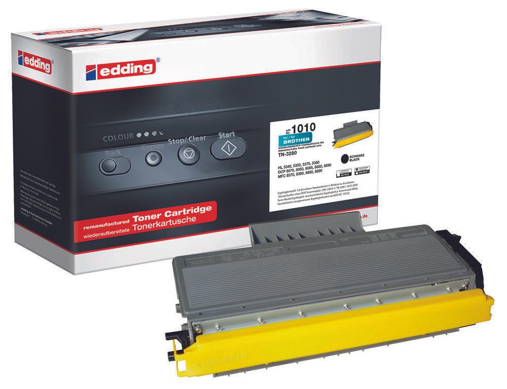 edding Toner schwarz kompatibel zu brother TN-3280