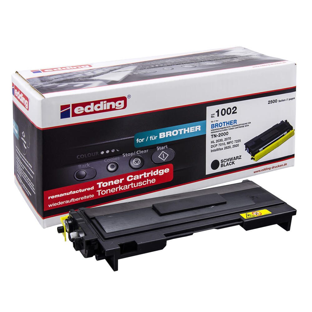 edding Toner schwarz kompatibel zu brother TN-2000