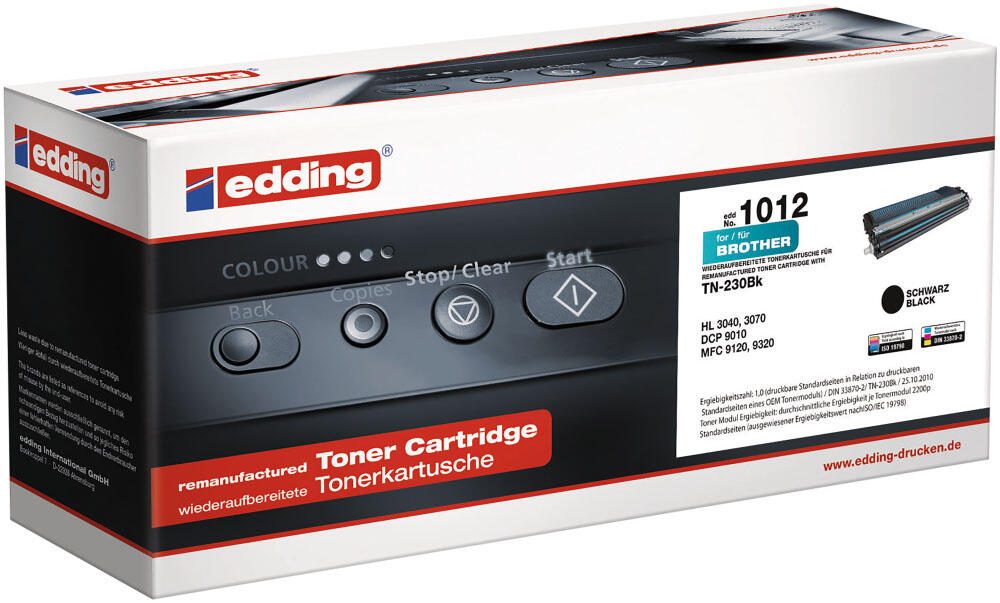 edding Toner schwarz kompatibel zu brother TN-230BK