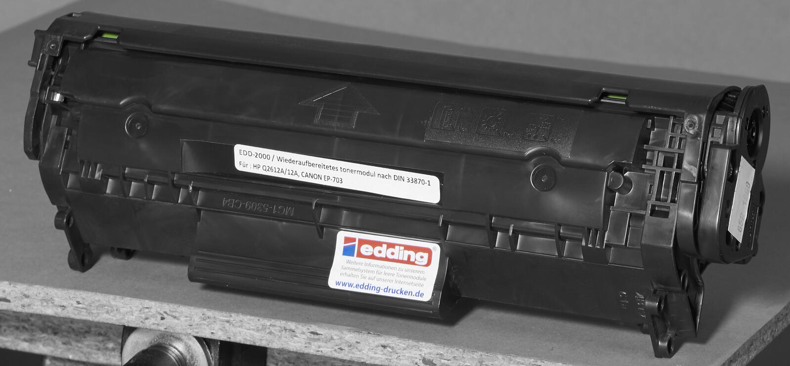 edding Toner EDD-2000 schwarz kompatibel zu HP 12A (Q2612A)